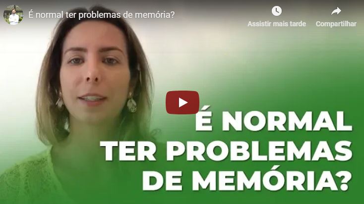 É normal ter problemas de memória?