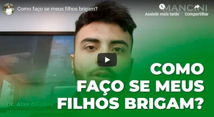 Como faço se meus filhos brigam?