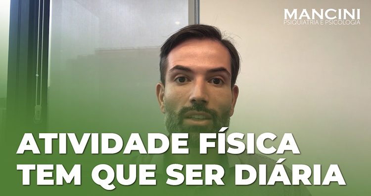 ATIVIDADE FÍSICA tem que ser diária