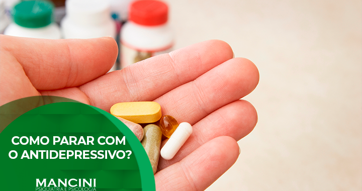 Como parar com o antidepressivo?