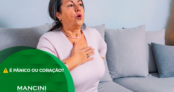 ⚠️ É Pânico ou Coração?